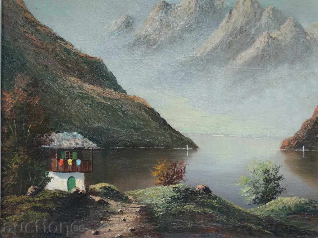 Livrarea Imagine - ulei - panza Livrarea Imagine - ulei - panza