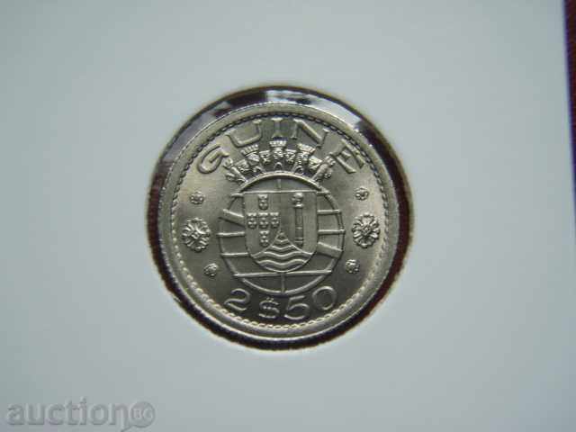 2 1/2 Escudos 1952 Portuguese Guinea - Unc