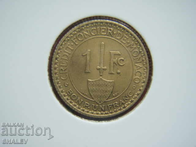 Аукцион 1 Franc 1926 Monaco (1 франк Монако) - AU (RARE!!!)