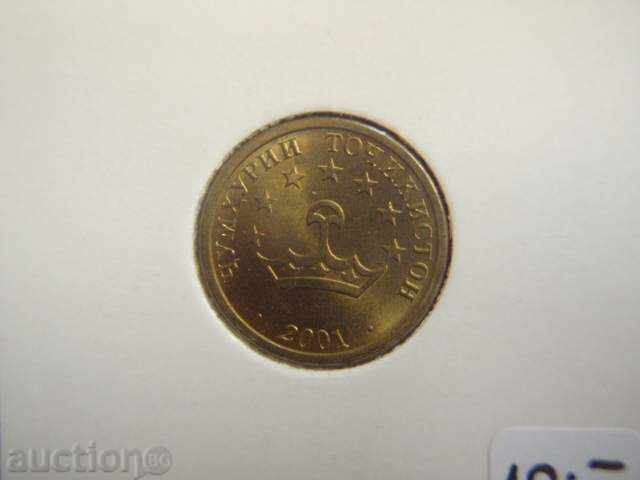 25 Diram 2001 Tajikistan - Unc with price 4.89 BGN | € 2.50