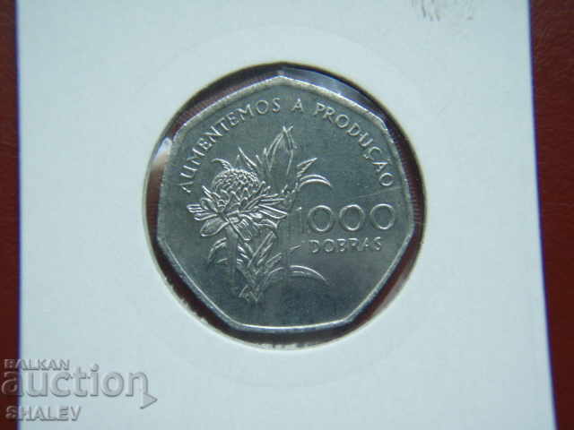 1000 Dobras 1997 St. Tome & Principe - Unc with price 11.89 BGN | € 6.08 1000 Dobras 1997 St. Tome & Principe - Unc with price 11.89 BGN | € 6.08