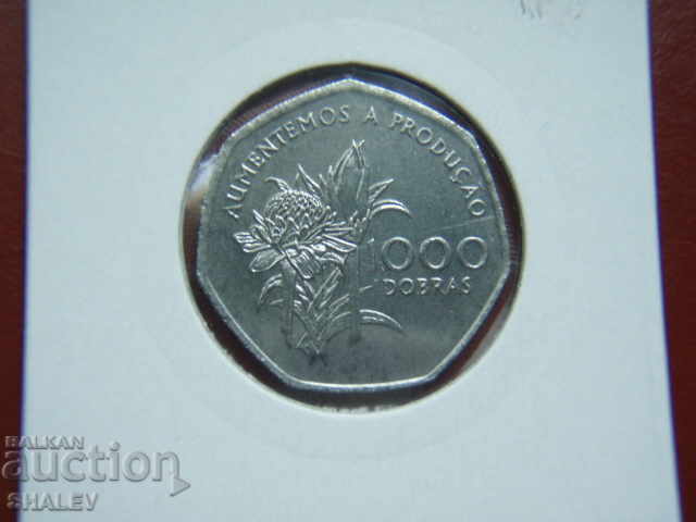 Auction 1000 Dobras 1997 St. Tome & Principe - Unc Auction 1000 Dobras 1997 St. Tome & Principe - Unc