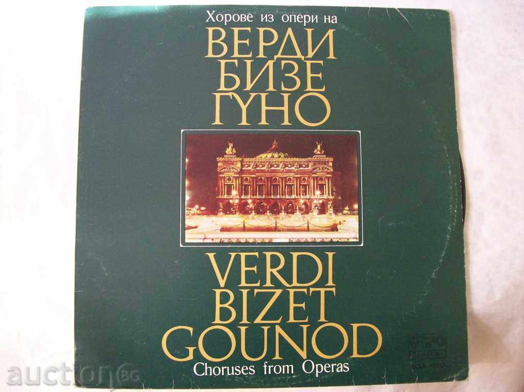Vinyl - cor Verdi Opera, Bizet, Gounod