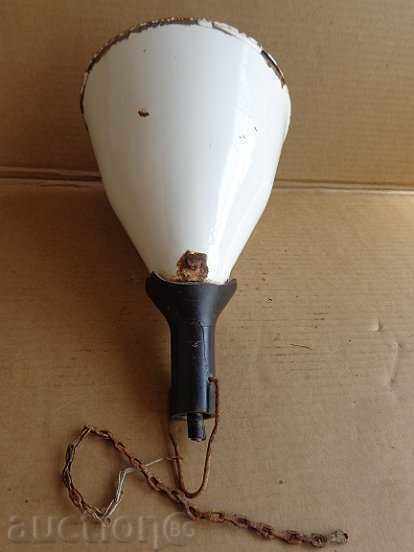 Лампа с емайл емайлиран рефлектор абажур плафон