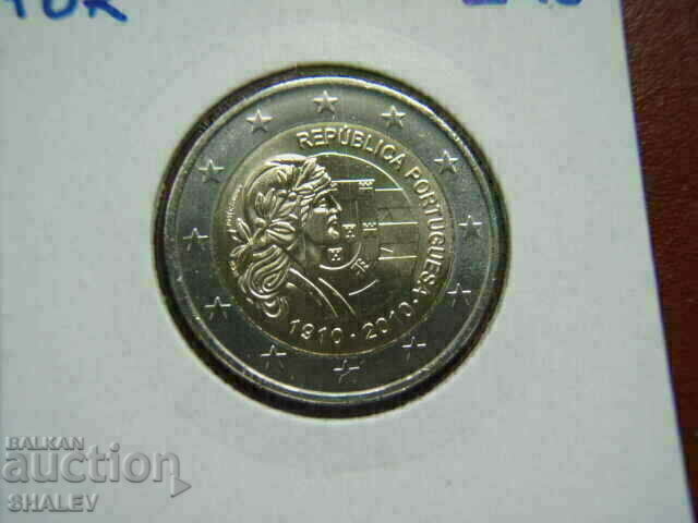 2 euro 2010 Portugal "100 years" /Portugal/ - Unc (2 euro) with price 17.89 BGN | € 9.15 2 euro 2010 Portugal "100 years" /Portugal/ - Unc (2 euro) with price 17.89 BGN | € 9.15