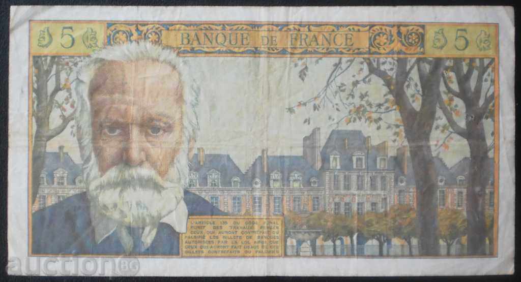 colectare bancnote Franța 5 Franci 1962 R rare cu preț € 12.78 | 25.00 BGN