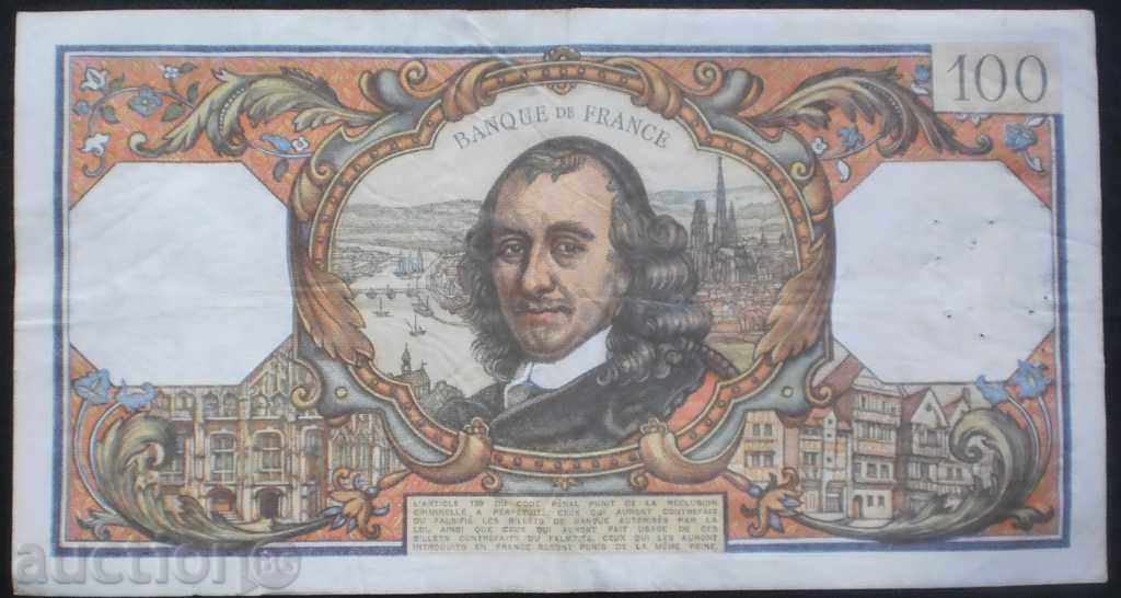 Collection Banknote France 100 Frank 1971 R rare