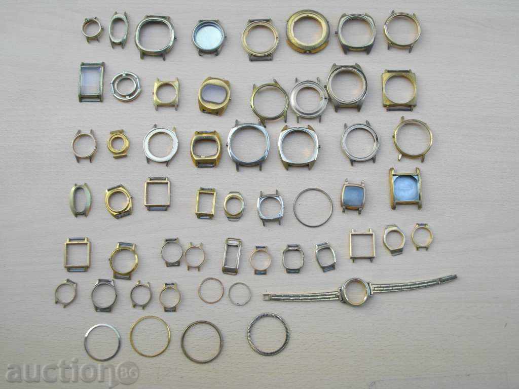 Lot of gilded clock frames Lot of gilded clock frames