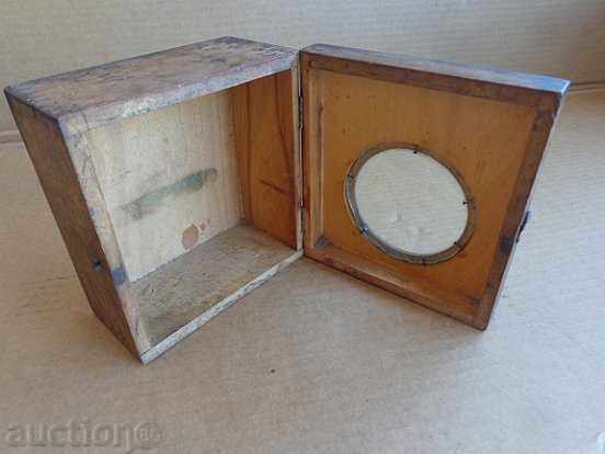 Old wooden box for clock alarm clock with price 34.00 BGN | € 17.38 Old wooden box for clock alarm clock with price 34.00 BGN | € 17.38
