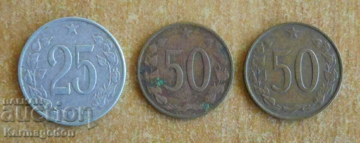 O mulțime de monede - Cehoslovacia