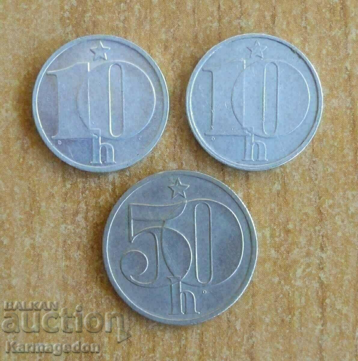 Lot of coins - Czechoslovakia