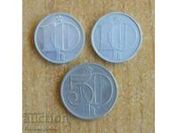 O mulțime de monede - Cehoslovacia