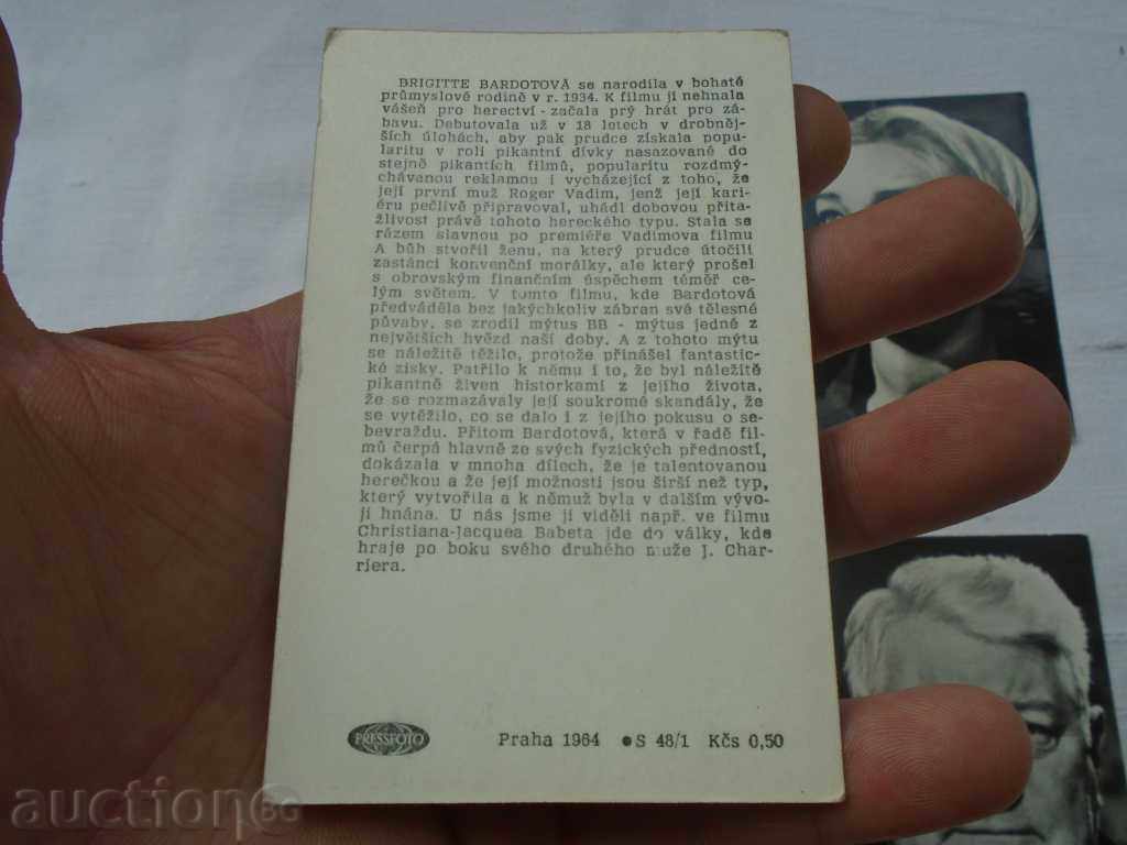 Auction KINO LEGENDS - 4 pcs. OLD PICTURES FROM 1964 Auction KINO LEGENDS - 4 pcs. OLD PICTURES FROM 1964