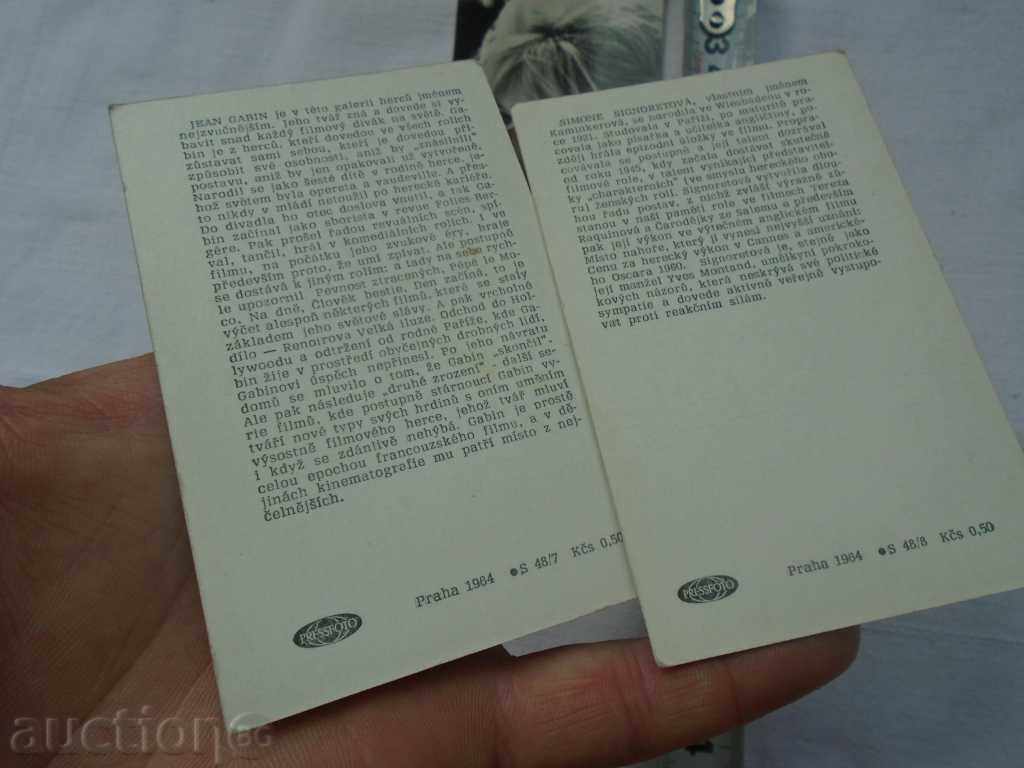 KINO LEGENDS - 4 pcs. OLD PICTURES FROM 1964 - 6 KINO LEGENDS - 4 pcs. OLD PICTURES FROM 1964 - 6