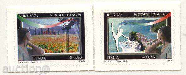 Чисти марки Европа СЕПТ  2012 от Италия