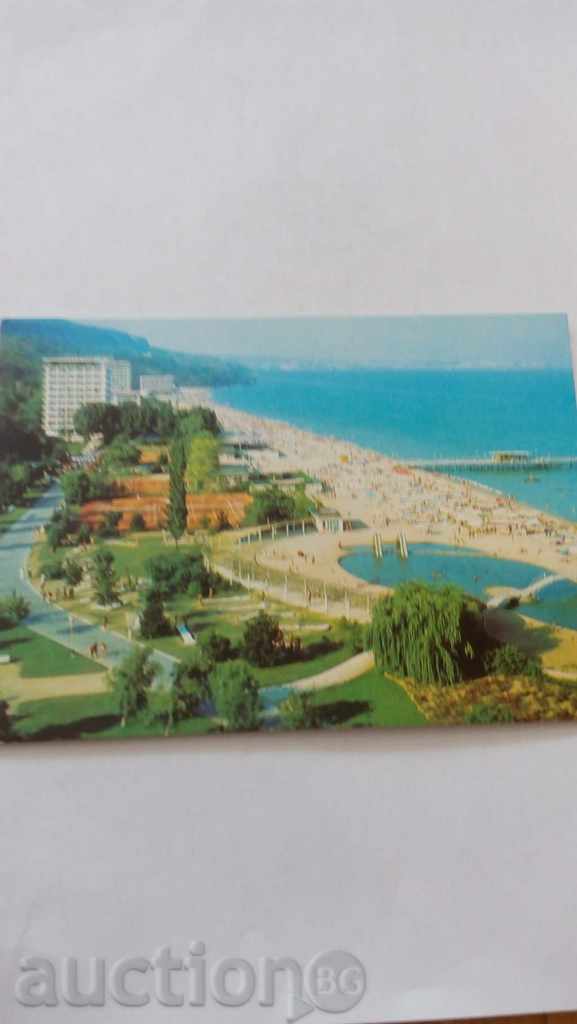 Пощенска картичка Златни пясъци 1982