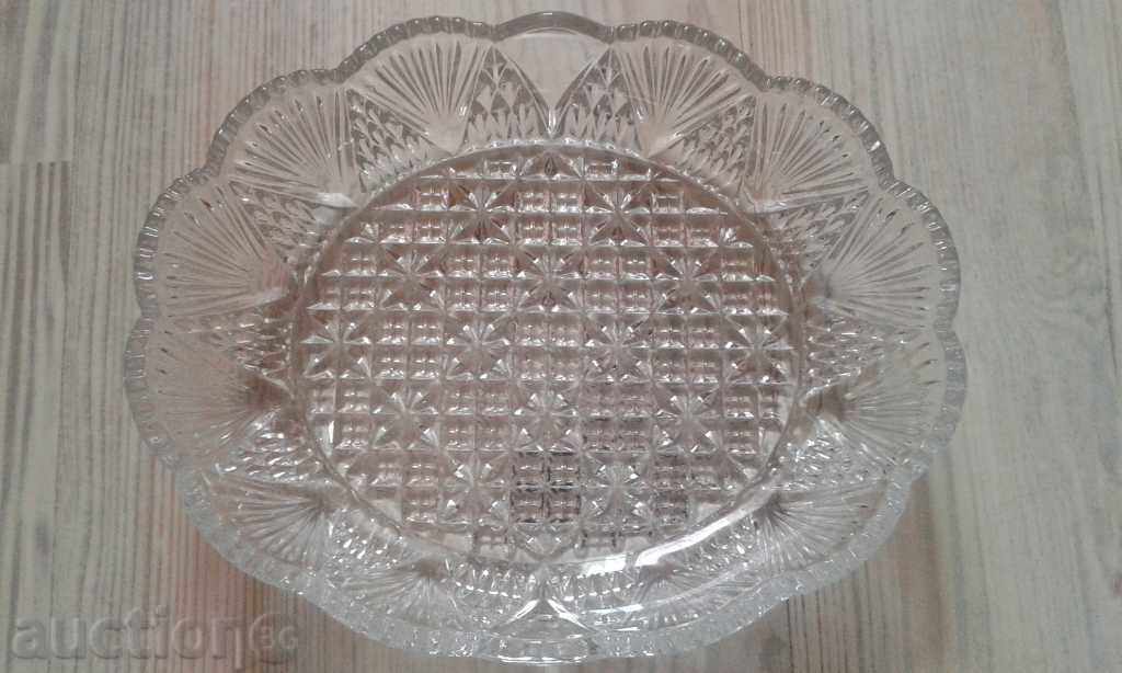 crystal bowl with price 10.00 BGN | € 5.11 crystal bowl with price 10.00 BGN | € 5.11