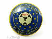 FOOTBALL-FOOTBALL BADGE-UNION OF SOCCER COACHES IN EUROPE-
