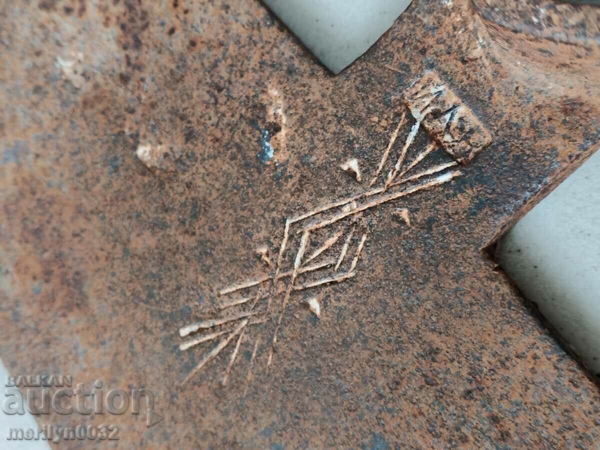 Old pick, agricultural instrument, chapel, wrought iron - 7 Old pick, agricultural instrument, chapel, wrought iron - 7