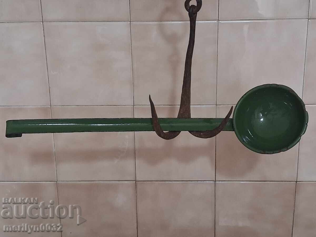 Παλιά εμαγιέ κουτάλα, σμάλτο κουτάλι, πρώιμο σοκ, NRB