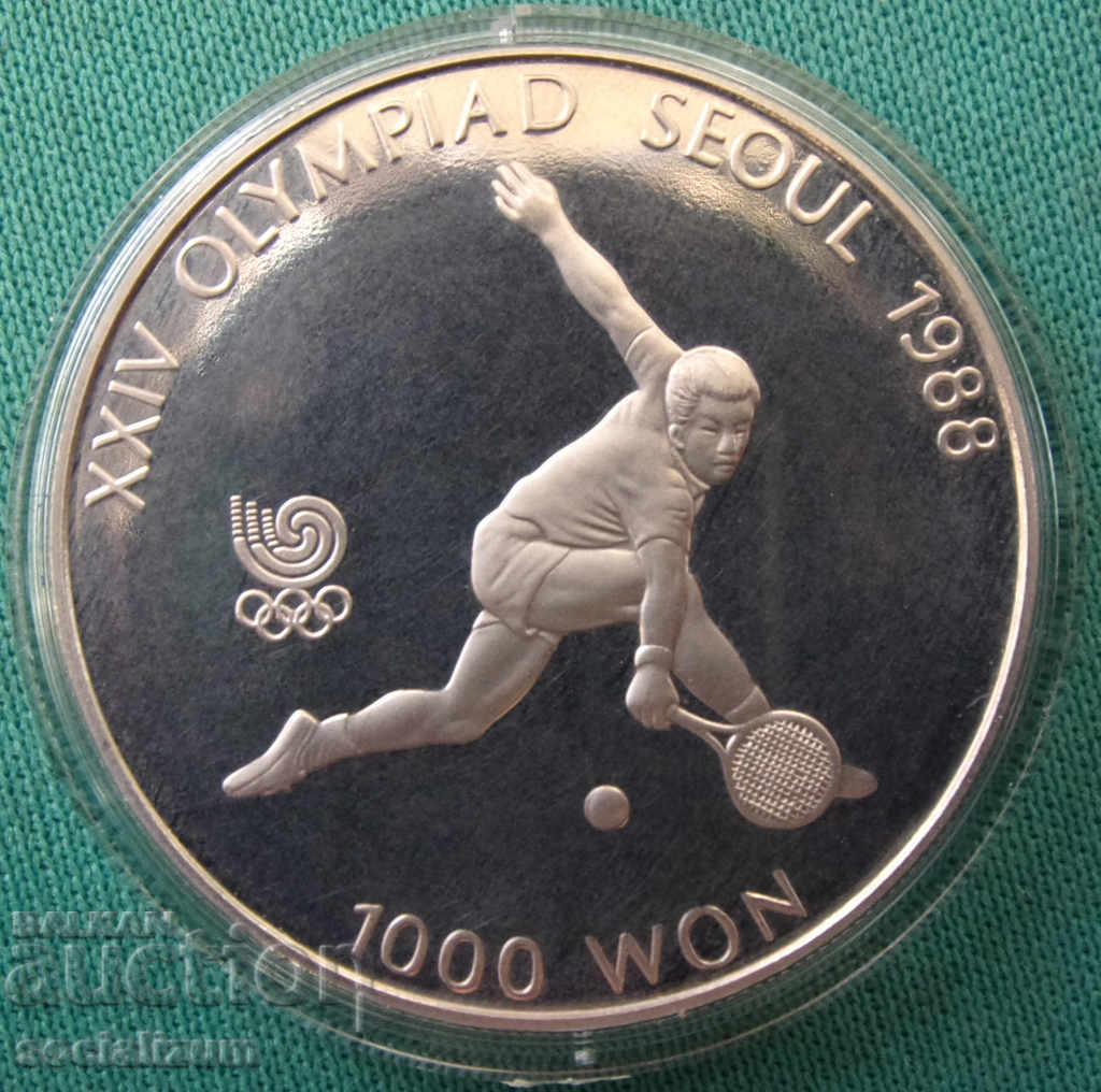 Korea 1000 Won 1987 UNC PROOF