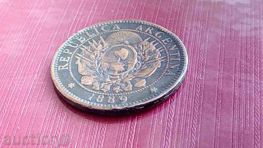DOS CENTAVOS 1889 (VG) * with price 38.00 BGN | € 19.43