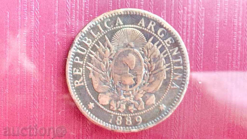 Delivery of DOS CENTAVOS 1889 (VG) *