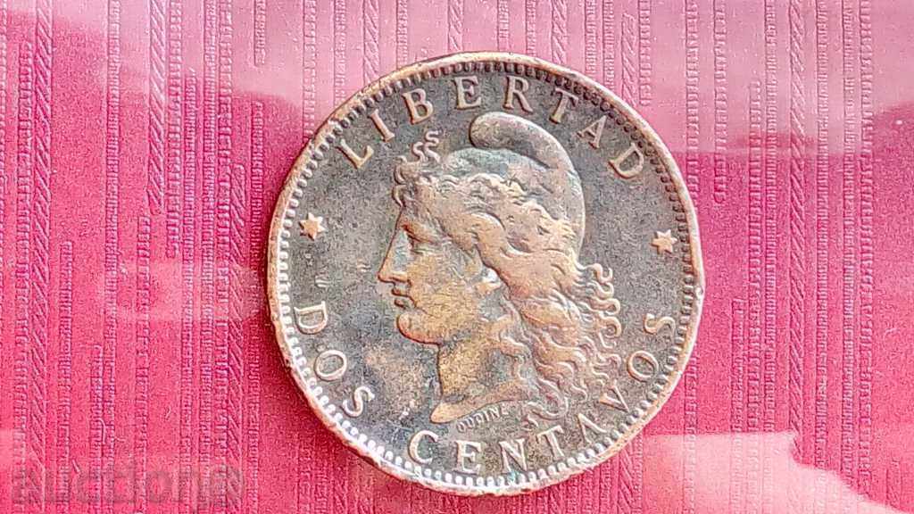 DOS CENTAVOS 1889 (VG) * - 5