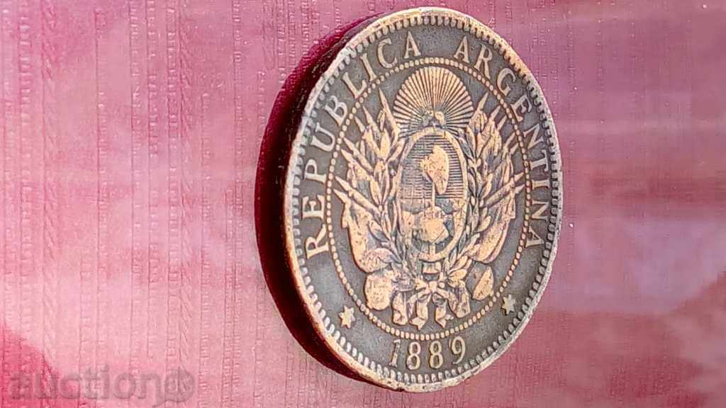 DOS CENTAVOS 1889 (VG) * - 6