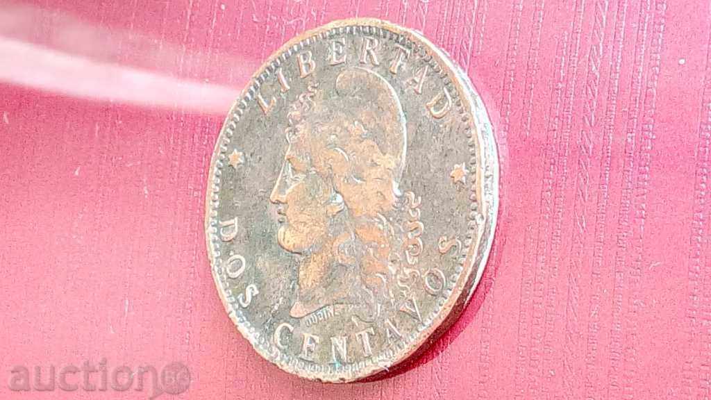 DOS CENTAVOS 1889 (VG) * - 7