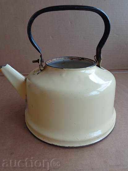 Enamelled Sack Teapot, Enamel Jug, USSR with price 27.00 BGN | € 13.80 Enamelled Sack Teapot, Enamel Jug, USSR with price 27.00 BGN | € 13.80
