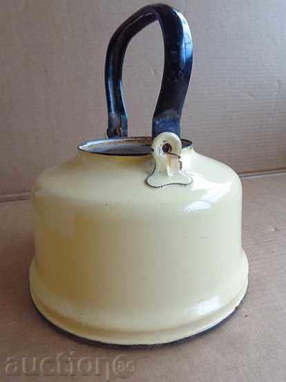 Enamelled Sack Teapot, Enamel Jug, USSR - 5 Enamelled Sack Teapot, Enamel Jug, USSR - 5