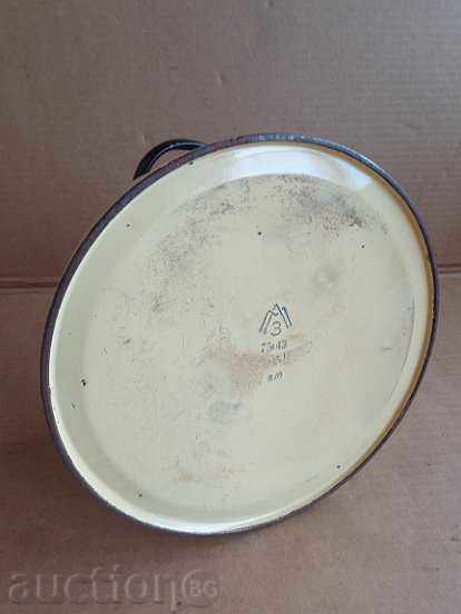 Enamelled Sack Teapot, Enamel Jug, USSR - 6 Enamelled Sack Teapot, Enamel Jug, USSR - 6