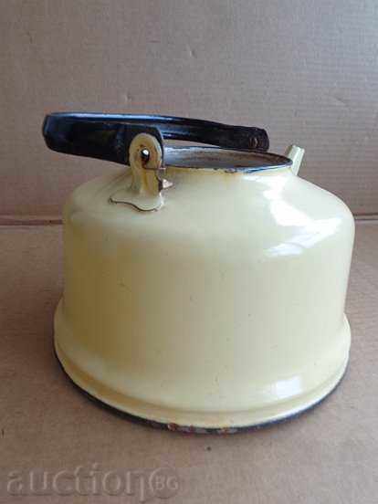 Enamelled Sack Teapot, Enamel Jug, USSR - 7 Enamelled Sack Teapot, Enamel Jug, USSR - 7