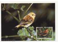 Карти максимум (КМ) WWF Птици  1989 от Острови Кук