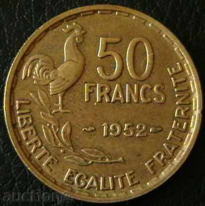 50 φράγκα το 1952, η Γαλλία