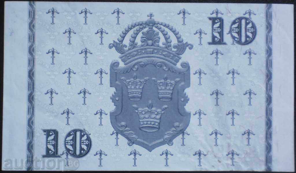 colectare bancnote Suedia 10 coroane 1959 RR rare cu preț € 12.78 | 25.00 BGN