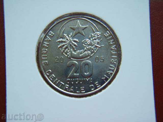 20 Ouguiya 2005 Mauritania - Unc 20 Ouguiya 2005 Mauritania - Unc