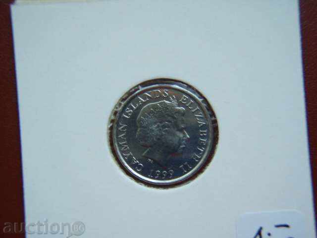 5 Cents 1999 Cayman Islands - Unc with price 2.89 BGN | € 1.48 5 Cents 1999 Cayman Islands - Unc with price 2.89 BGN | € 1.48