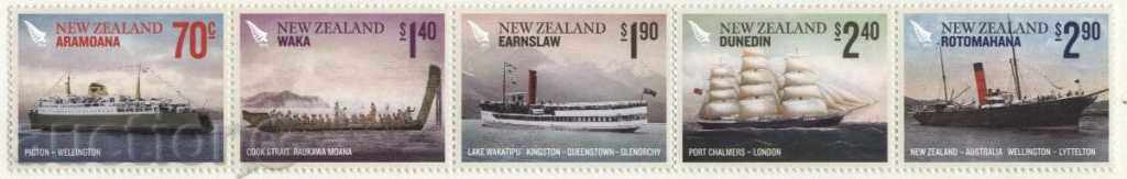 Чисти марки  Кораби 2012 от  Нова Зеландия