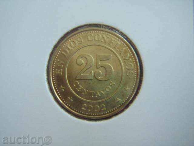 25 Centavos 2002 Nicaragua (Никарагуа) - Unc