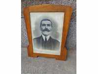 Old portrait, framed photo, picture, photo, photo