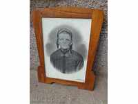 Παλιό πορτρέτο, φωτογραφία σε κορνίζα, πίνακας, φωτογραφία, φωτο
