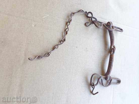 Hand forged bridle, wrought iron, cavalry - 5 Hand forged bridle, wrought iron, cavalry - 5