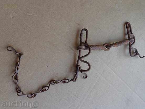Hand forged bridle, wrought iron, cavalry - 6 Hand forged bridle, wrought iron, cavalry - 6