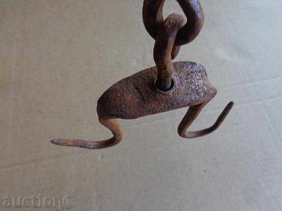 An old forged hook for scraping, a crown with price 21.00 BGN | € 10.74 An old forged hook for scraping, a crown with price 21.00 BGN | € 10.74