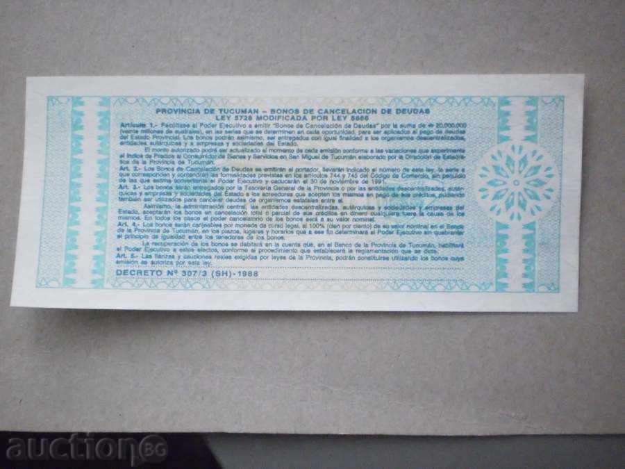 Provincia Tucuman 1 Australia 1991 cu preț € 5.11 | 9.99 BGN