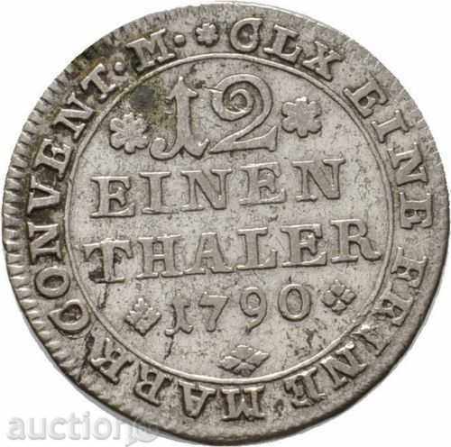 Germany-1/12 TALER 1790 Braunschweig