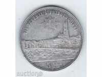 Switzerland-5 francs 1881 Freiburg-off 30,000 circulation