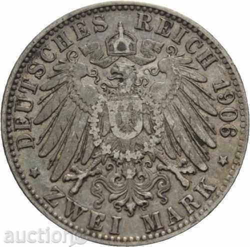 Germany-2 Marks 1906 Hamburg with price 89.00 BGN | € 45.50 Germany-2 Marks 1906 Hamburg with price 89.00 BGN | € 45.50